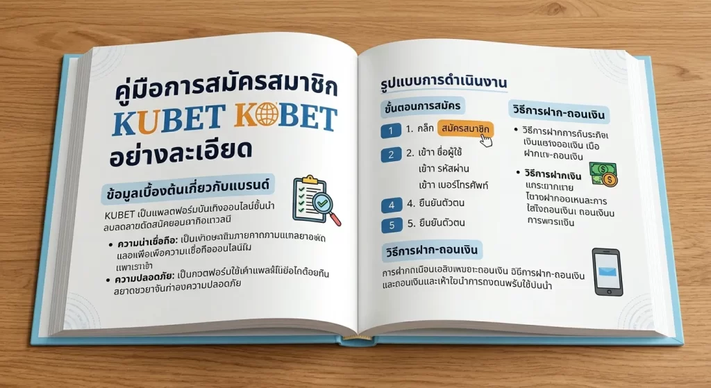 คู่มือการสมัครสมาชิก KUBET อย่างละเอียด