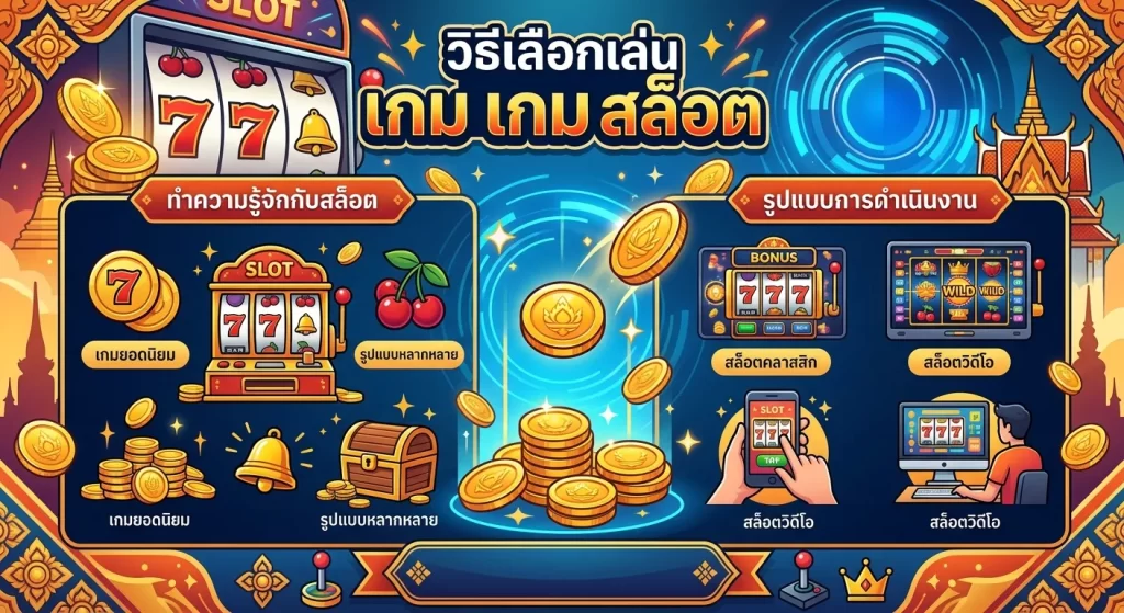 วิธีเลือกเล่น เกม เกม สล็อต